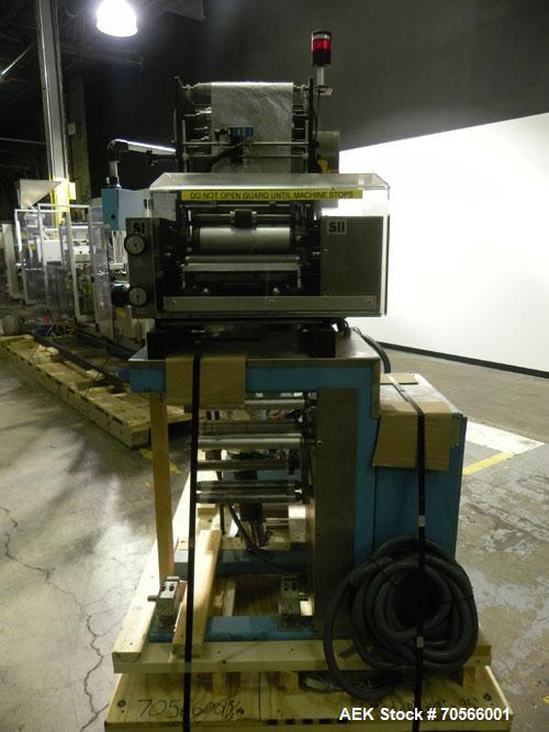 Used Uhlmann Model UPS4MT Horizontal Form and Fill Blister Pack Machine