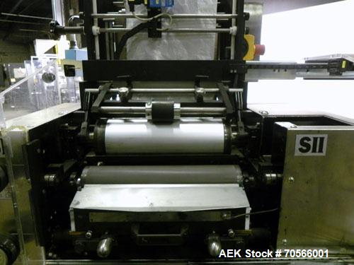 Used Uhlmann Model UPS4MT Horizontal Form and Fill Blister Pack Machine