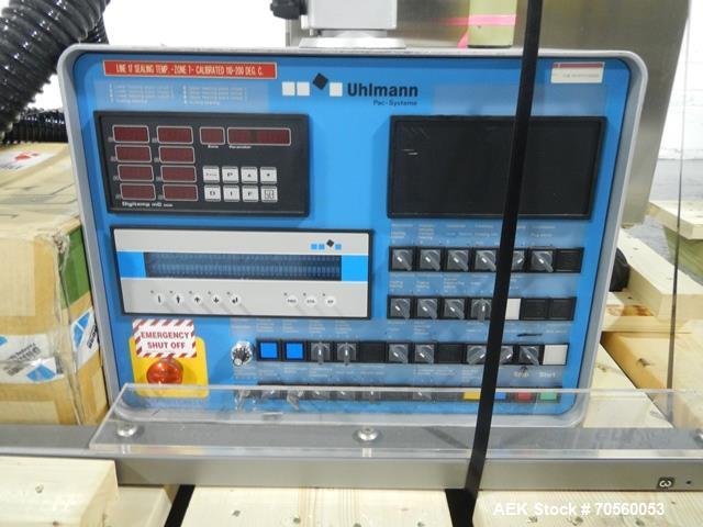 Used Uhlmann UPS4-MT Blisterpack w/Aylward Tablet Feeder