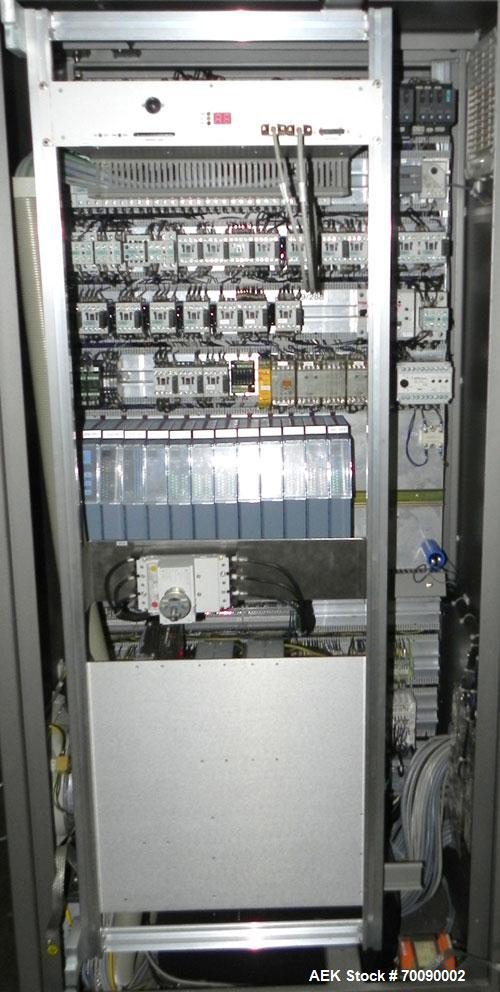 Used Uhlmann Model UPS4MT Blisterpacking Machine. Capable of speeds from 15 to 50 cycles per minute or 600 blister packs per minute. Maximum format size: 272mm x 284mm max format. Max depth of fill: ...