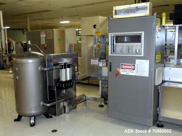 Used Uhlmann thermoforming blister packaging machine, model UPS4MT