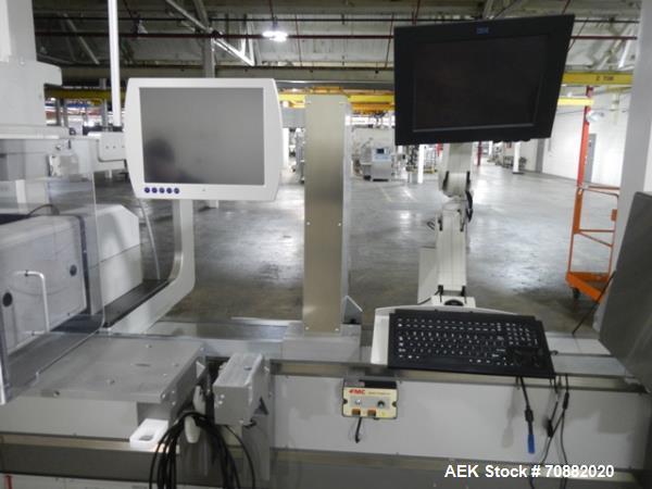 Used Uhlmann UPS4 Blisterpack Thermoformer Machine. Capable of speeds from 15 to 50 cycles per minute or 600 blister packs per minute. Maximum format size: 272mm x 284mm max format. Max depth of fill...
