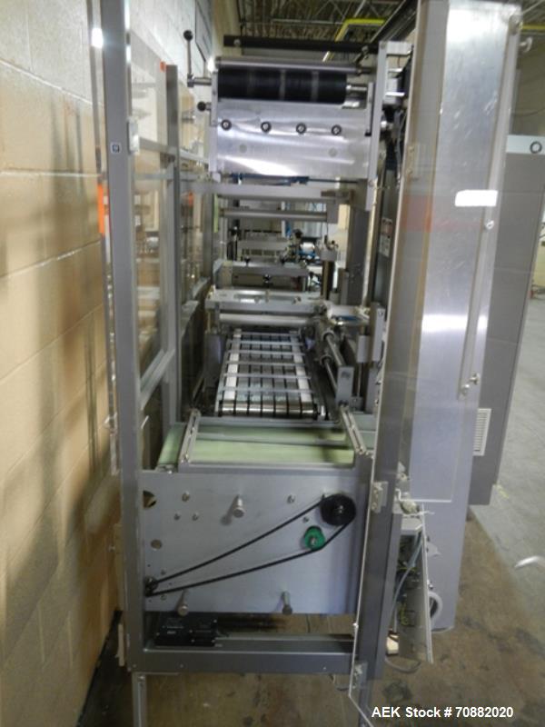 Used Uhlmann UPS4 Blisterpack Thermoformer Machine. Capable of speeds from 15 to 50 cycles per minute or 600 blister packs per minute. Maximum format size: 272mm x 284mm max format. Max depth of fill...