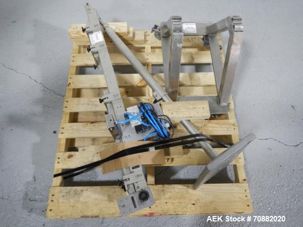 Used Uhlmann UPS4 Blisterpack Thermoformer Machine. Capable of speeds from 15 to 50 cycles per minute or 600 blister packs per minute. Maximum format size: 272mm x 284mm max format. Max depth of fill...