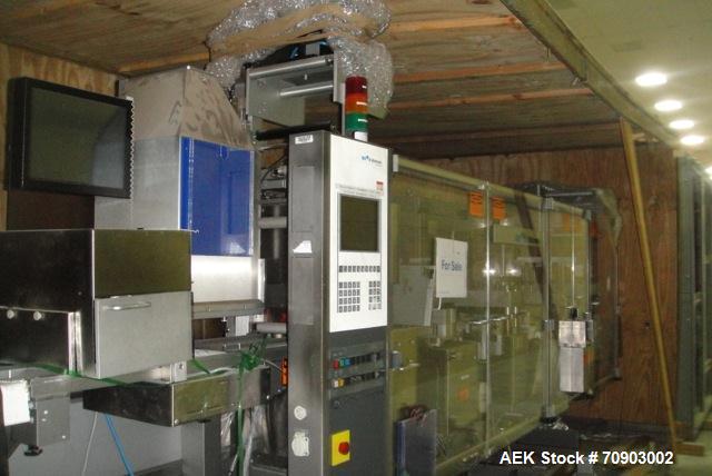 Used UHLMAN Blister Thermoformer Machine. Model UPS-4 (1998) Includes Neslab Chillers, Spare Parts, Sealing & Formation Dies
