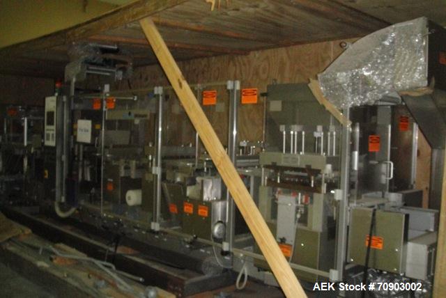 Used UHLMAN Blister Thermoformer Machine. Model UPS-4 (1998) Includes Neslab Chillers, Spare Parts, Sealing & Formation Dies