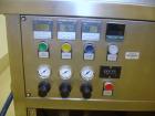 Used Sepha Blister Pack Machine, Model EZ Blister. 190mm x 130mm format area, up to 14mm draw depth, 165mm foil width, 110 volt on portable cart with multiple sets of change parts, serial #0055, new ...