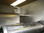 Used PamPac BP602 Blister Packaging Machine, stainless steel, 45 cycles per minute, format 6.38
