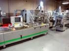 Used Romaco High Performance Platen Sealing Machine; Model NOACK 623-L. Forming Cycles = 60-80. Cutting Cycles 80. Max forming area 220 wide x 160 mm advance. Max forming depth 25mm. Max foil width =...