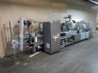 Used Uhlmann UPS4 Blisterpack Thermoformer Machine. Capable of speeds from 15 to 50 cycles per minute or 600 blister packs per minute. Maximum format size: 272mm x 284mm max format. Max depth of fill...