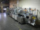 Used Uhlmann UPS4 Blisterpack Thermoformer Machine. Capable of speeds from 15 to 50 cycles per minute or 600 blister packs per minute. Maximum format size: 272mm x 284mm max format. Max depth of fill...