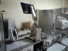 Used Uhlmann UPS4 Blisterpack Thermoformer Machine. Capable of speeds from 15 to 50 cycles per minute or 600 blister packs per minute. Maximum format size: 272mm x 284mm max format. Max depth of fill...