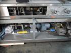 Used Uhlmann UPS4 Blisterpack Thermoformer Machine. Capable of speeds from 15 to 50 cycles per minute or 600 blister packs per minute. Maximum format size: 272mm x 284mm max format. Max depth of fill...
