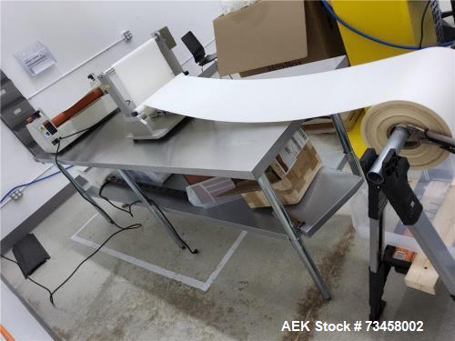 Used 2019 Web Converting & Packaging Line – Rotary Press, Robots, Sealers, Printers, Vision System, Cleanroom