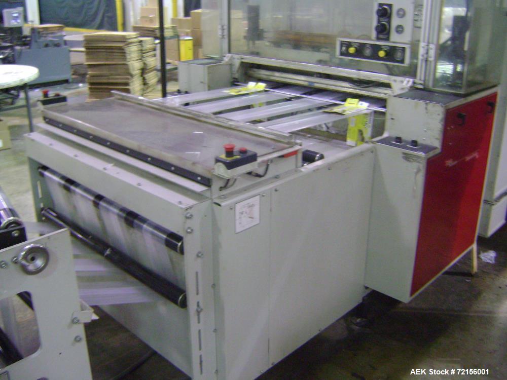 Used- Hudson Sharpe 40” Servo Sideweld Polybag Machine