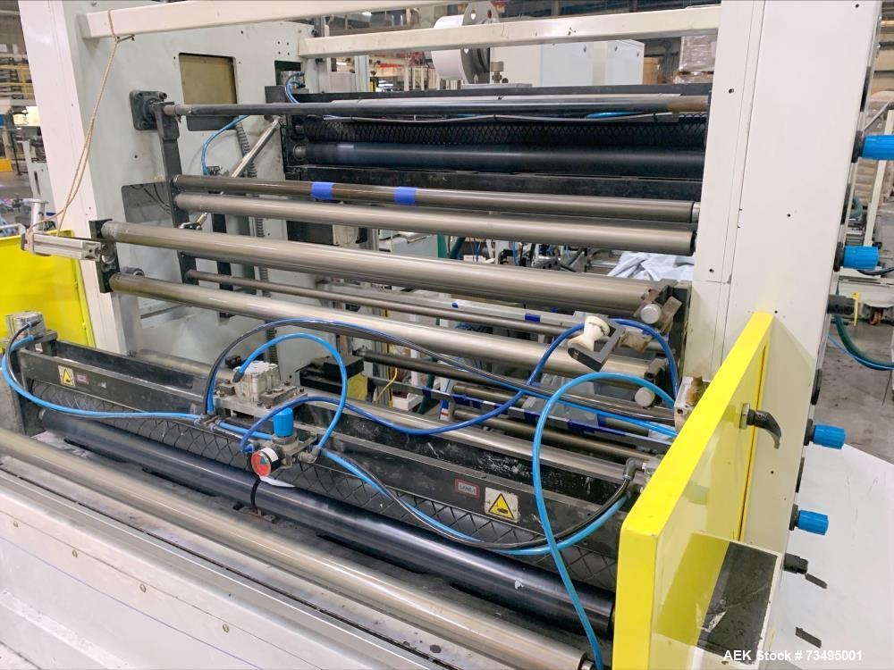 Used Mamata VEGA-1200 A Dual Draw Roll Bag Making Machine for Sale