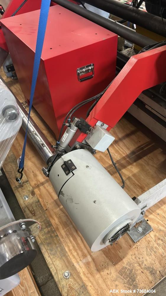 Used Wenzhou RZJD-350J Paper Bag Making Machine with Window Unit & Hot Melt Glue System