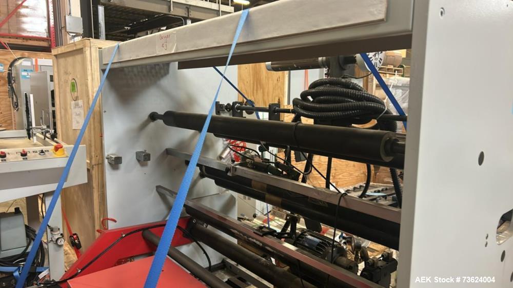 Used Wenzhou RZJD-350J Paper Bag Making Machine with Window Unit & Hot Melt Glue System