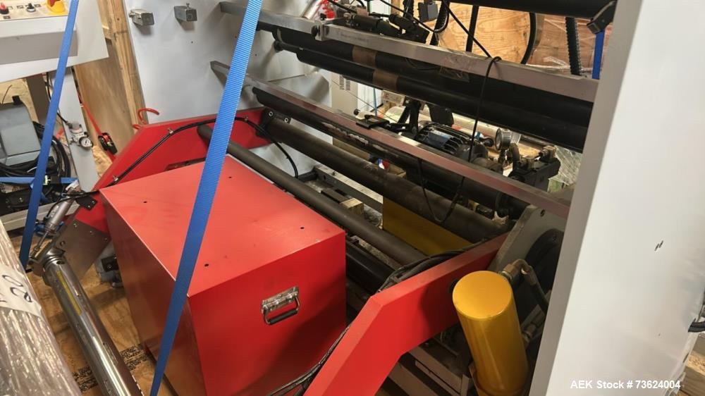 Used Wenzhou RZJD-350J Paper Bag Making Machine with Window Unit & Hot Melt Glue System