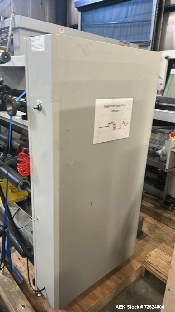 Used Wenzhou RZJD-350J Paper Bag Making Machine with Window Unit & Hot Melt Glue System