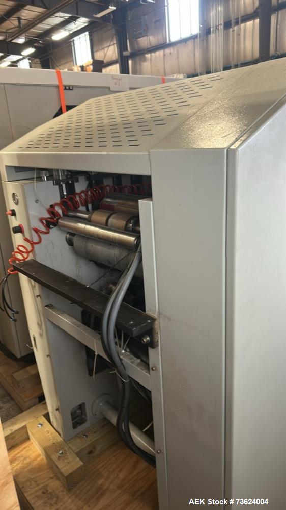 Used Wenzhou RZJD-350J Paper Bag Making Machine with Window Unit & Hot Melt Glue System