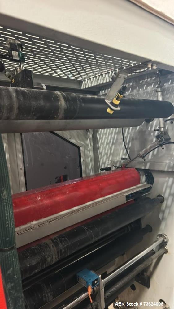 Used Wenzhou RZJD-G350J Paper Bag Making Machine with Window Unit, Hot Melt Glue & Valco Melton System