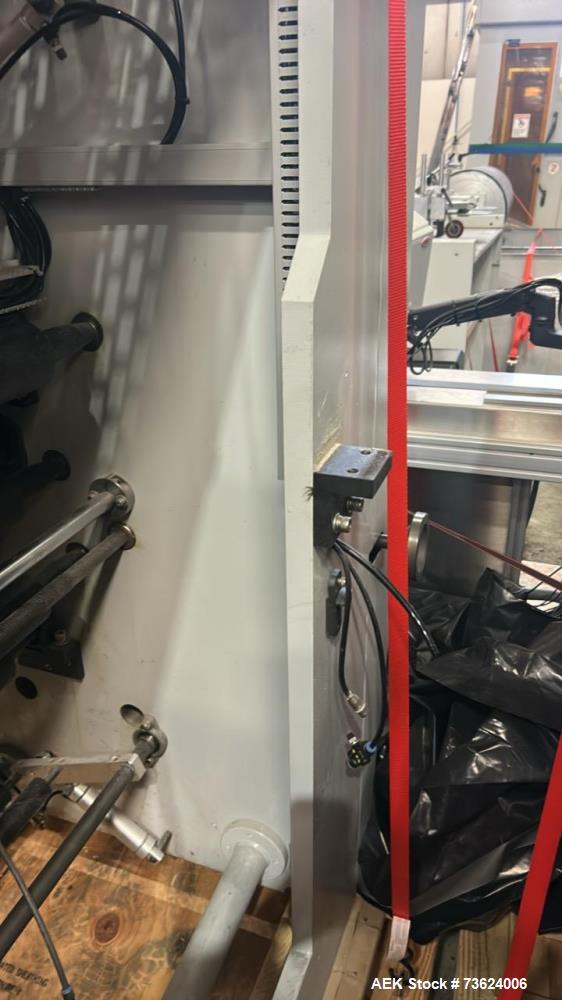 Used Wenzhou RZJD-G350J Paper Bag Making Machine with Window Unit, Hot Melt Glue & Valco Melton System