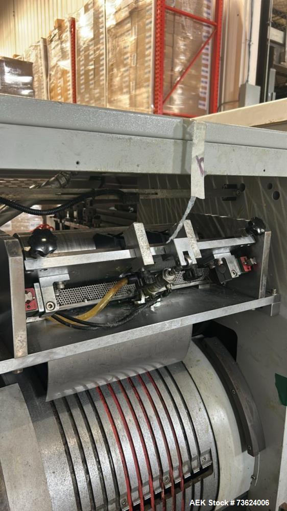 Used Wenzhou RZJD-G350J Paper Bag Making Machine with Window Unit, Hot Melt Glue & Valco Melton System