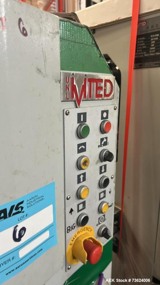 Used Wenzhou RZJD-G350J Paper Bag Making Machine with Window Unit, Hot Melt Glue & Valco Melton System