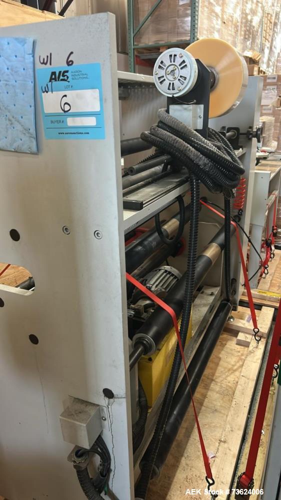 Used Wenzhou RZJD-G350J Paper Bag Making Machine with Window Unit, Hot Melt Glue & Valco Melton System