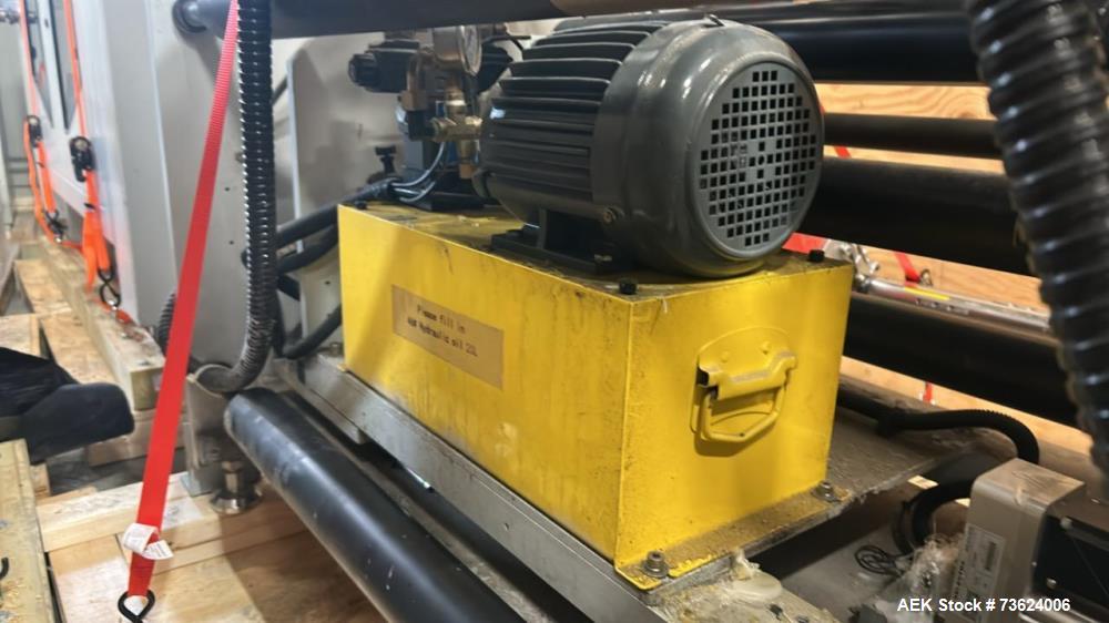 Used Wenzhou RZJD-G350J Paper Bag Making Machine with Window Unit, Hot Melt Glue & Valco Melton System