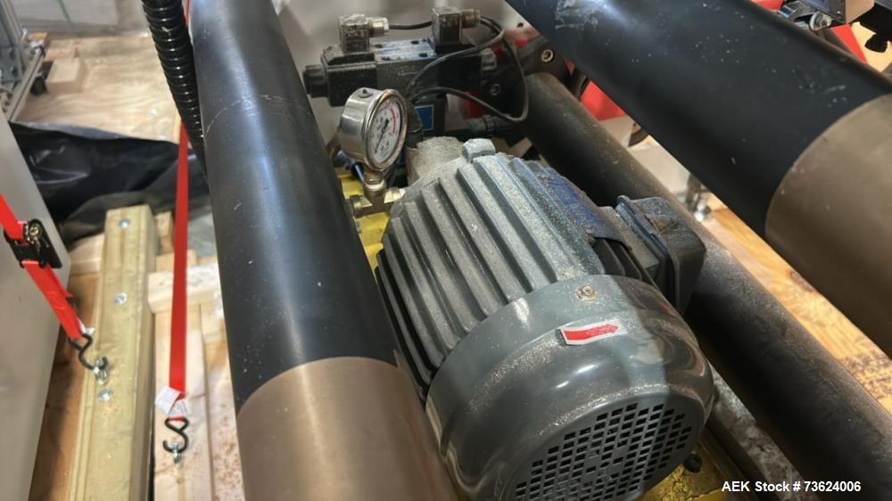 Used Wenzhou RZJD-G350J Paper Bag Making Machine with Window Unit, Hot Melt Glue & Valco Melton System