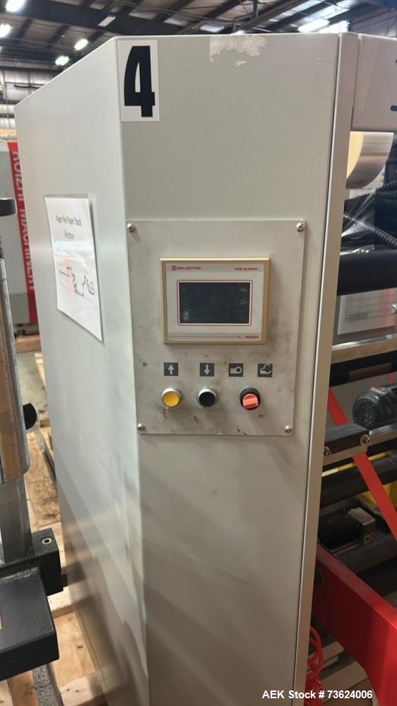 Used Wenzhou RZJD-G350J Paper Bag Making Machine with Window Unit, Hot Melt Glue & Valco Melton System