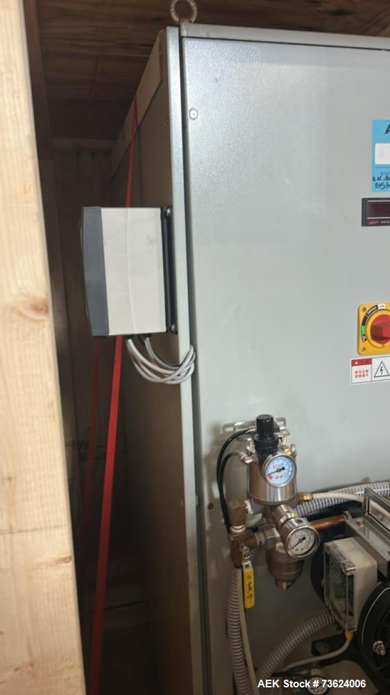 Used Wenzhou RZJD-G350J Paper Bag Making Machine with Window Unit, Hot Melt Glue & Valco Melton System