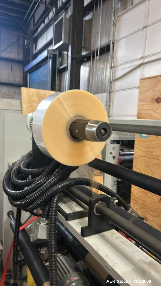 Used Wenzhou RZJD-G350J Paper Bag Making Machine with Window Unit, Hot Melt Glue & Valco Melton System