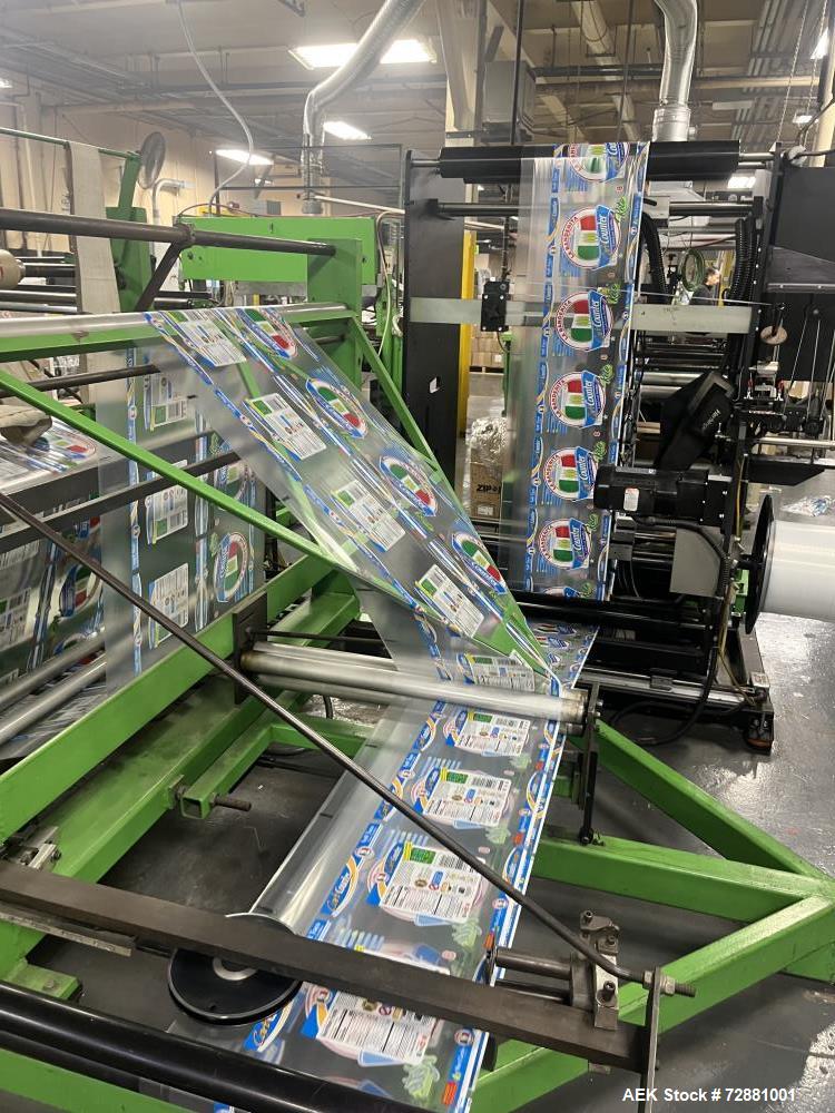 Used Ro-An Polystar 9000 Wicketer Bag Machine; Servo Powered; Sideweld Flat Bags; Draw lengths of: 6", 9", 12"; Material thickness: 3 mil; 50/60 H2 3 Phase with plant ground 45 AMP Service; 10 HP Tur...