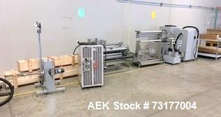 Used Totani Model CT-35VSC Single Lane Stand Up Pouch Converting/Making Machine or up to 4 lanes of three side seal pouches with out zipper. Capable of speeds up to 240 cycles per minute (depending o...