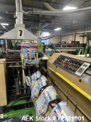 Used- Ro-An Polystar 9000 Wicketer Bag Machine; Servo Powered; Sideweld Flat Bags; Draw lengths of: 6", 9", 12"; Material th...