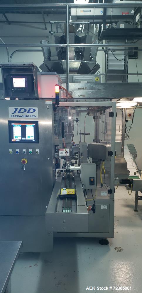 Used JDD Model JRPM-8812 Stand Up Pouch Machine with 10 Head Scale