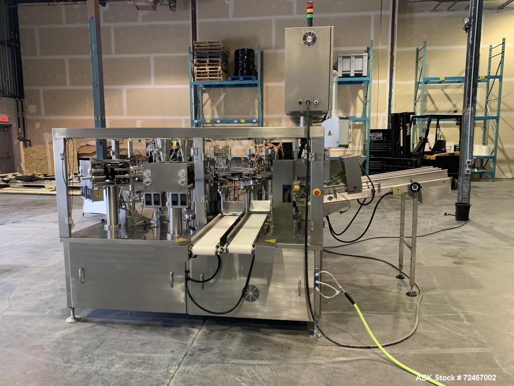 Unused- Dual Lane Premade Pouch Machines