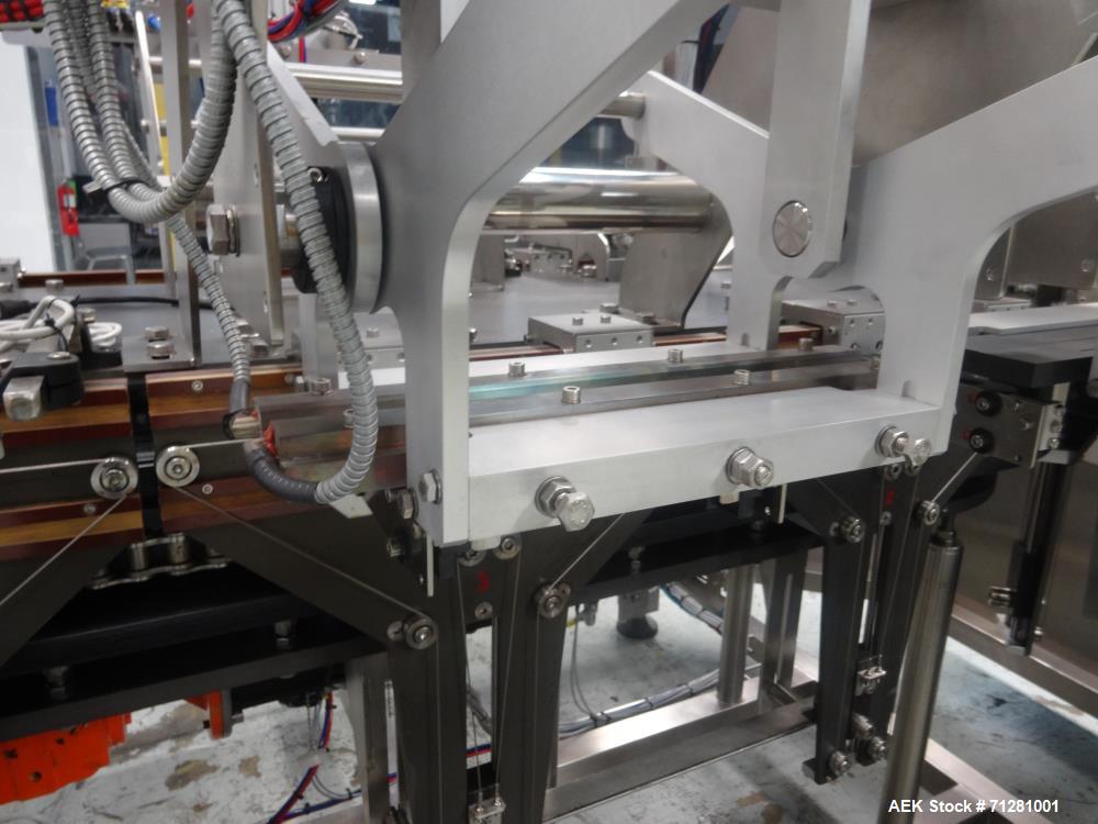 Used- AB Tech Preformed Pouch Packager with Liquid Filler