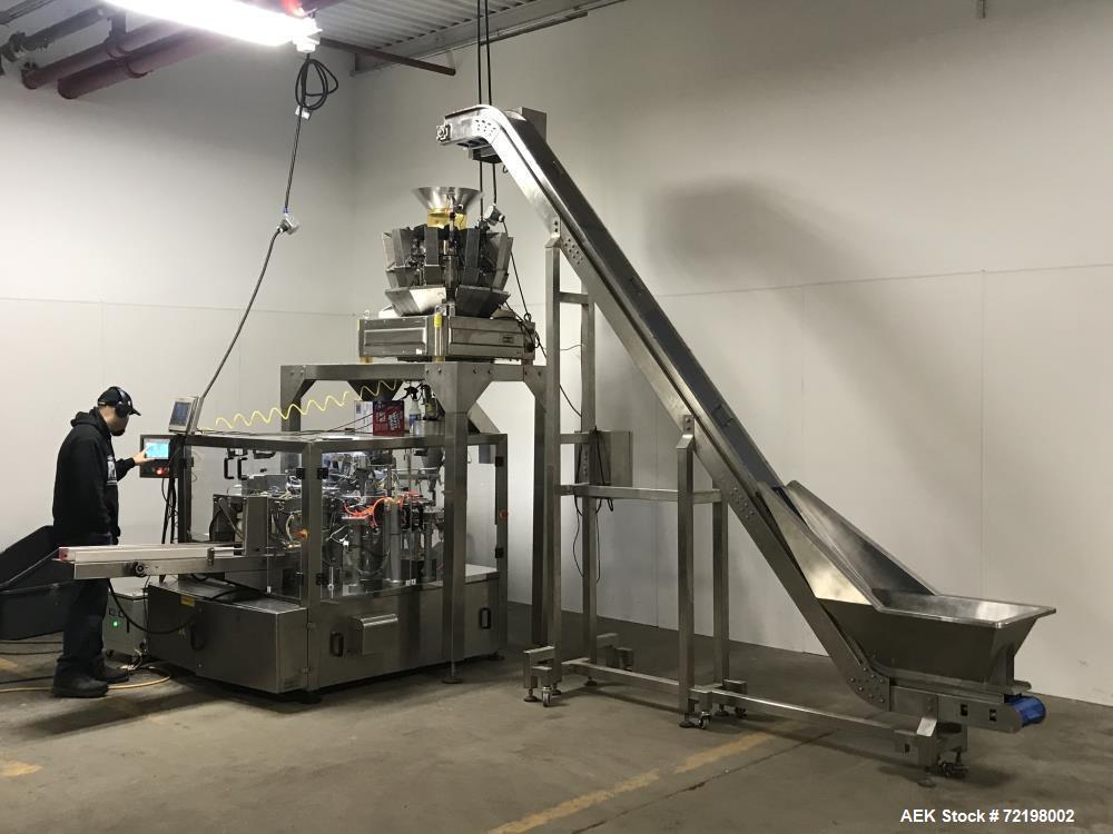Used ActionPac "Auto-Poucher" Premade Pouch Packager System