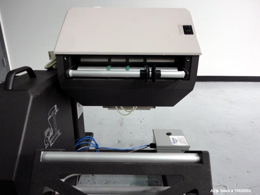 Used Automated Packaging Systems Autobag Model AB 180 Bagger. Capable of up to 80 bags per minute. Has bag size range of 2" to 11" Wide X 3" to 22" Long,  bag thickness of 1.0 to 4.0 mil, and Pass-th...