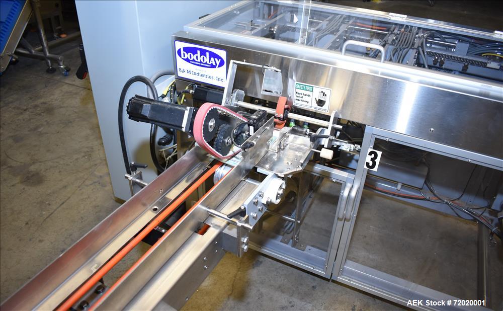 Used Bodolay P60 Horizontal Pre-Made Pouch Packager with Scale Filler