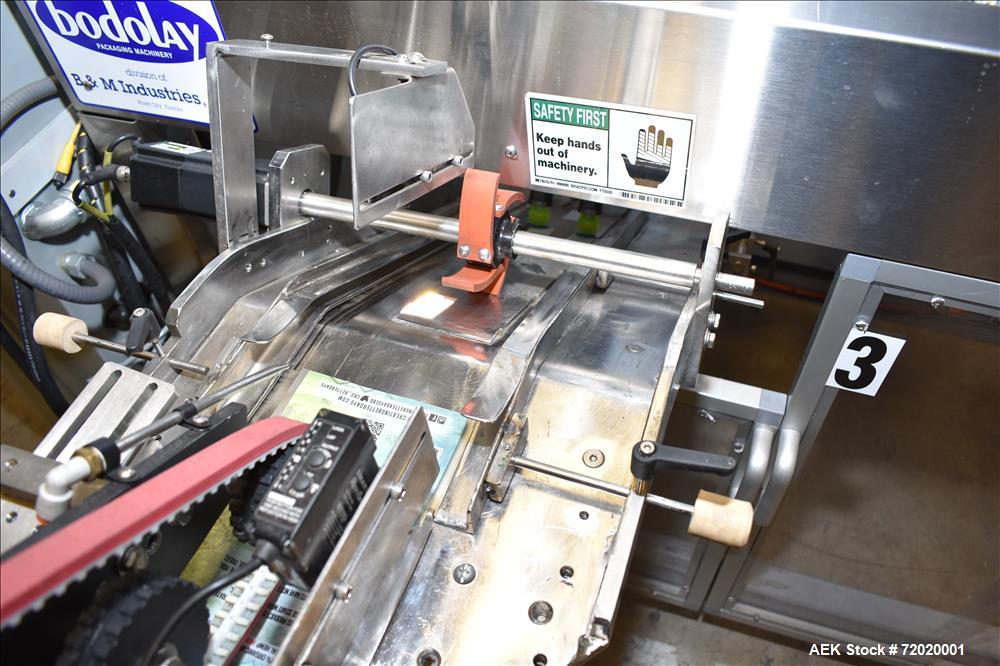 Used Bodolay P60 Horizontal Pre-Made Pouch Packager with Scale Filler
