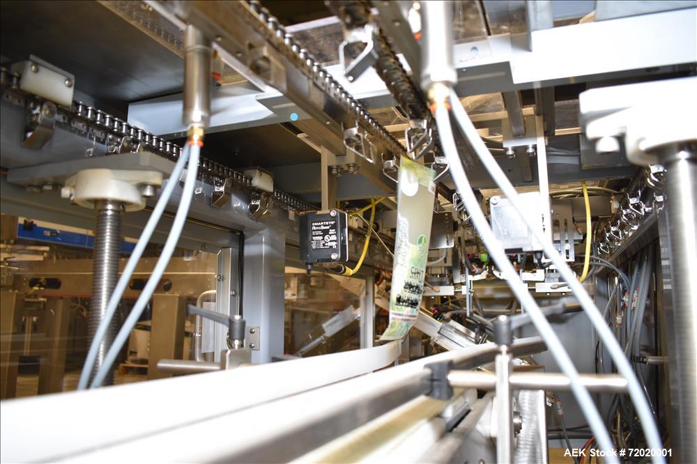 Used Bodolay P60 Horizontal Pre-Made Pouch Packager with Scale Filler