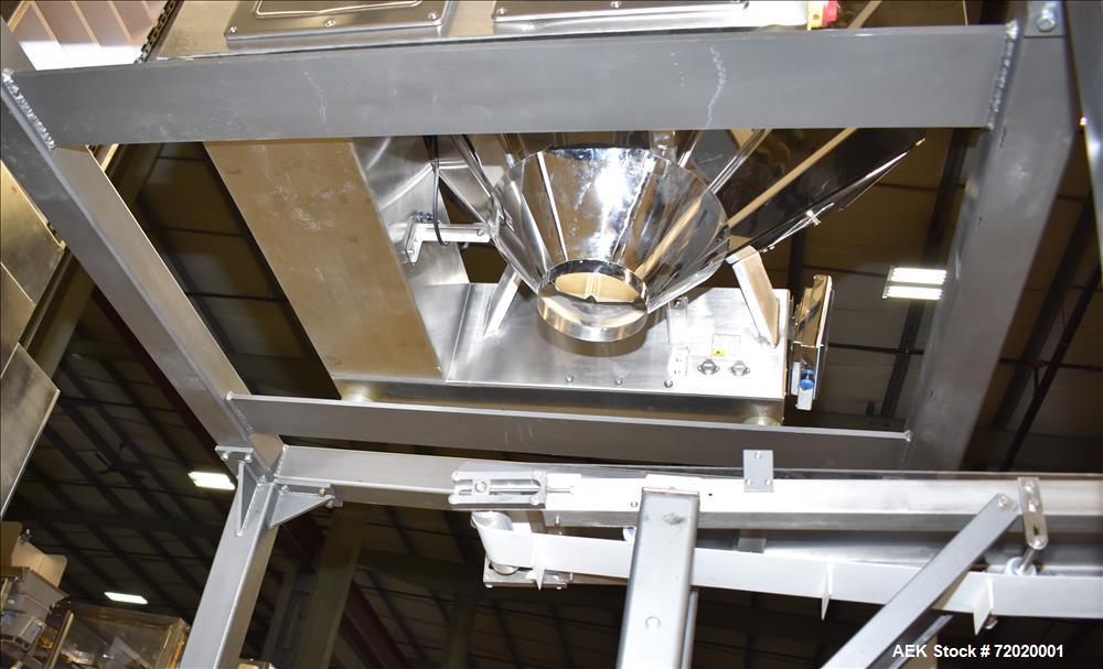 Used Bodolay P60 Horizontal Pre-Made Pouch Packager with Scale Filler