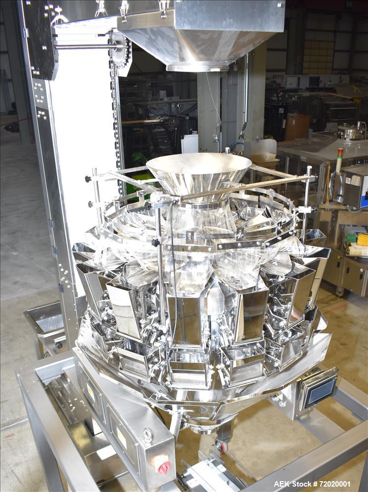 Used Bodolay P60 Horizontal Pre-Made Pouch Packager with Scale Filler