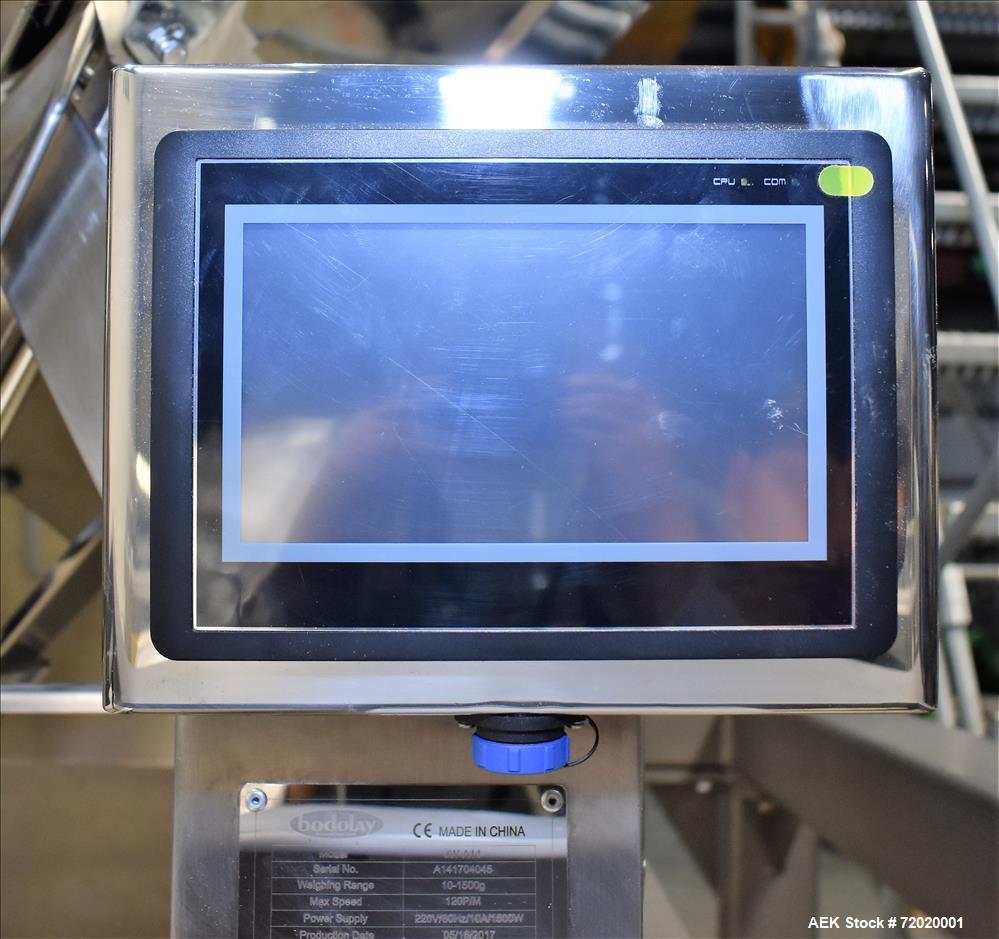 Used Bodolay P60 Horizontal Pre-Made Pouch Packager with Scale Filler