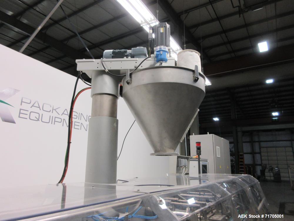Used Bossar BMS-2.0/FLT-2PMP Simplex Duplex Horizontal Form Fill Seal Machine